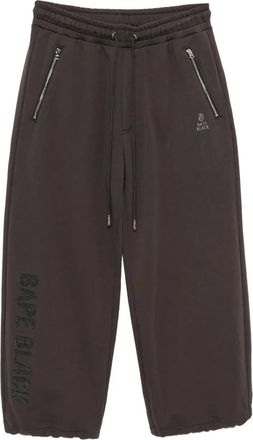 A Bathing Ape Pantaloni con vita elasticizzata - Grigio
