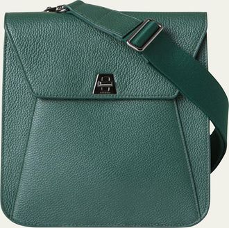 Akris Anouk Small Leather Messenger Bag