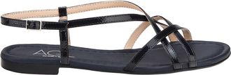 AGL Summer Straps Patent Leather Sandal