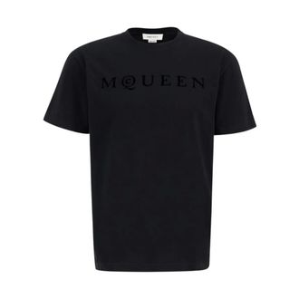 Alexander McQueen Hombre, Camisetas, Negro, Talla: M