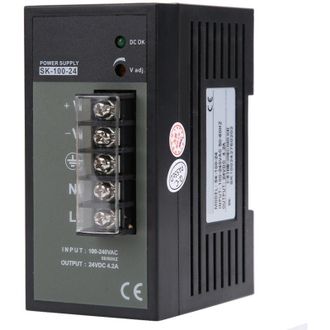 OEM Fuente De Alimentaci&oacute;n Conmutada Para Riel Din Sk-100-24 De Grado Industrial, 100-240 Vca