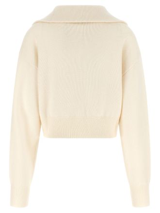 Coperni Cropped Cashmere-Blend Cardigan - White
