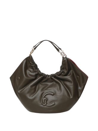 Coccinelle Smash Medium Gathered Leather Medium Handbag