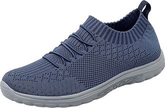 Generic Womens Lightweight Sport Shoes Walking Trainers Womens Shoes Ethnic Casual Summer Fashion Hollow Breathable Flat Heel Soft Sole Casual Womens Walking 