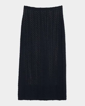 Vince Knit Midi Skirt
