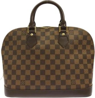 Louis Vuitton Pre-owned Handbags, female, Brown, Size: ONE SIZE Pre-owned Alma Damier Bag