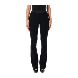 The Garment Flared Seam Detail Trousers - female - The Garment - Wide Trousers - Black - 2XS - Trousers