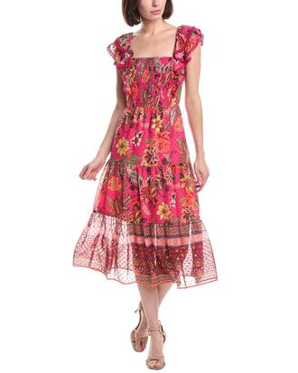 Eliza J Sleeveless Printed Maxi Dress