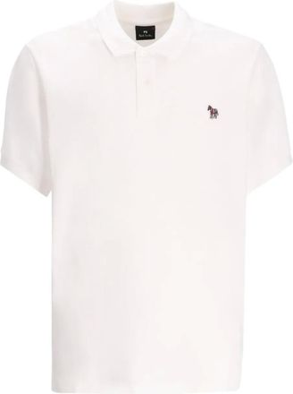 Paul Smith Zebra-patch polo shirt - White