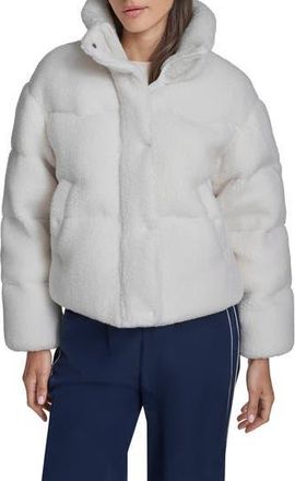 Levi's Western Faux Shearling Puffer Jacket in Cream at Nordstrom Rack, Size X-Small