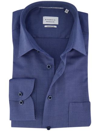 Eterna business overhemd Eterna Comfort Fit donkerblauw