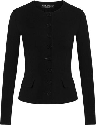Dolce & Gabbana Mujer, Chaquetas, Negro, Talla: M