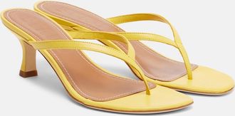 Staud Freja leather thong sandals