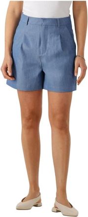 Notre-V Korte Broeken, Dames, Blauw, XL, Polyester, Nv-Felicia Short Shorts
