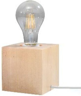 Wonderlamp L&aacute;mpara De Mesa Sorel Madera Natural