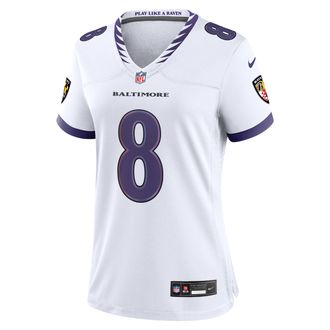 Nike Lamar Jackson Baltimore Ravens Nike Womens NFL Game Jersey in White | 67NW0FDK8GF-CZ5
