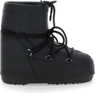 Moon Boot Icon LOW Rubber Boots - Dames - Winterlaarzen - Zwart - 35 EU - Polyester - Schoenen