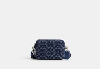 Coach Charter Crossbody Bag 19 In Signature Denim