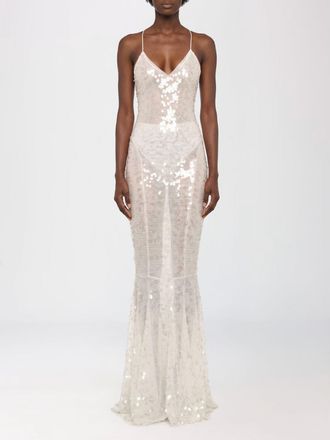 Norma Kamali Abito lungo Norma Kamali con paillettes