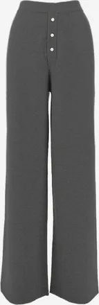 Guest In Residence Womens Everywhere Cashmere Pants Grey Trousers