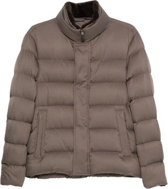 Herno Brown Quilted Jacket