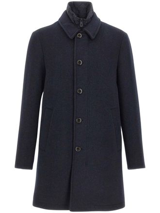 Peuterey Fionnghal Black Wool Coat