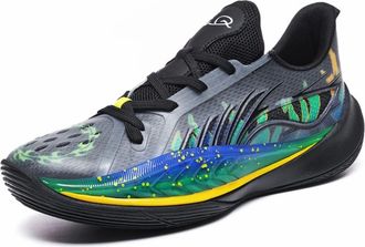 Generic Mens Basketball Shoes Running Sports Outdoor Training Fashion Sneakers(Black-g,4.5 UK)