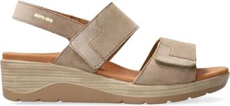 Mephisto Wedges - Dames - Sleehakken - Beige - 42 EU - Su&egrave;de - Schoenen