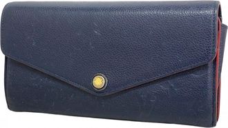 Louis Vuitton Marine Rouge Long Wallet (Bi-Fold) (Pre-Owned)