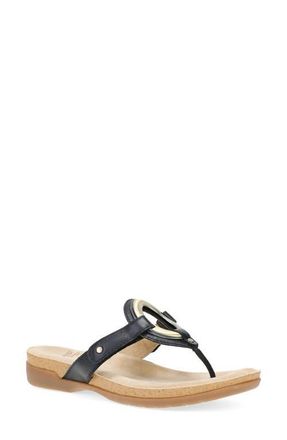 Dansko Rosalia Flip Flop in Black at Nordstrom, Size 11.5-12Us