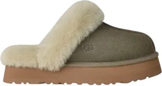 UGG Disquette Slipper - Dames - Pantoffels - Groen - 37 EU - Polyester - Schoenen