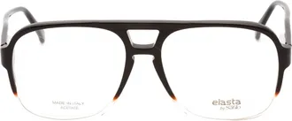 Elasta 1545N0YL300 Plastic Frame Eyeglasses - Brown