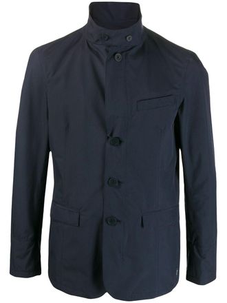 Herno tailored rain jacket - Blue