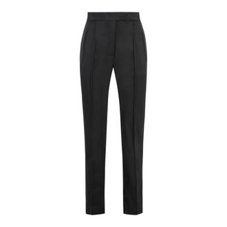 PT01 Tailored Crease Pants - Dames - Vrijetijds broeken - Zwart - XS - Leer - Broeken