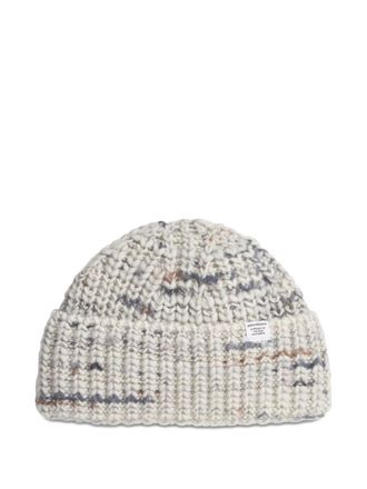 Norse Projects knitted beanie hat - Neutrals