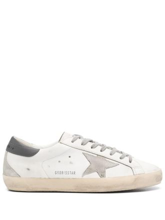Golden Goose White Leather Sneakers