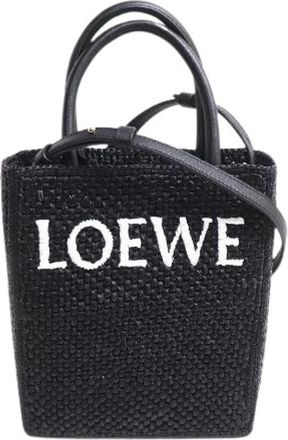 Loewe Pre-owned A5 Leren Tote Bag - Dames - Vintage Schoudertas - Zwart - ONE Size - Leer - Vintage
