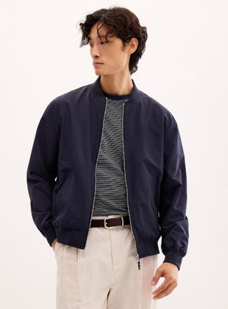 Lindbergh Mens Stretch nylon Bomber Jacket