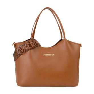 Mario Valentino Tote Bags, female, Brown, Size: ONE SIZE Aleksandra Tote Bag