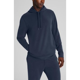Tommy John Luxe Traveler Hoodie in Dress Blues at Nordstrom, Size Medium