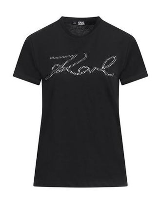 Karl Lagerfeld RHINESTONE LOGO T-SHIRT