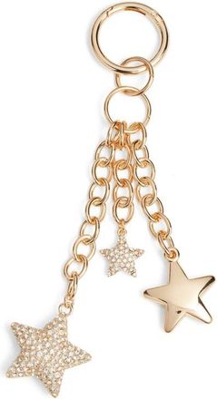 Chelsea28 Star Cluster Bag Charm in Clear-Gold at Nordstrom