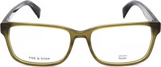 Rag & Bone Mens Green Square Eyeglass Frames RNB7059/G-3