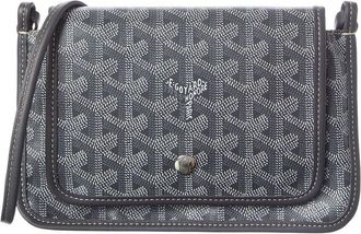 Goyard Grey Coated Canvas Crossbody (Authentic Pre-Loved)