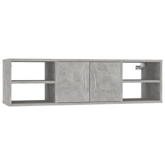 vidaXL Vidaxl - Estanter&iacute;a Pared Madera Contrachapada Gris Hormig&oacute;n 102x30x29cm