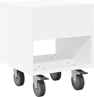 vidaXL Mesita De Noche 40,5 X 40 X 48 Cm Madera De Ingenier&iacute;a Vidaxl