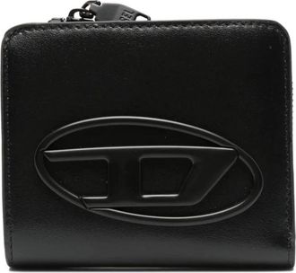 Diesel Grote Bifold Ritsportemonnee - Heren - Portefeuilles - Zwart - ONE Size - Accessoires