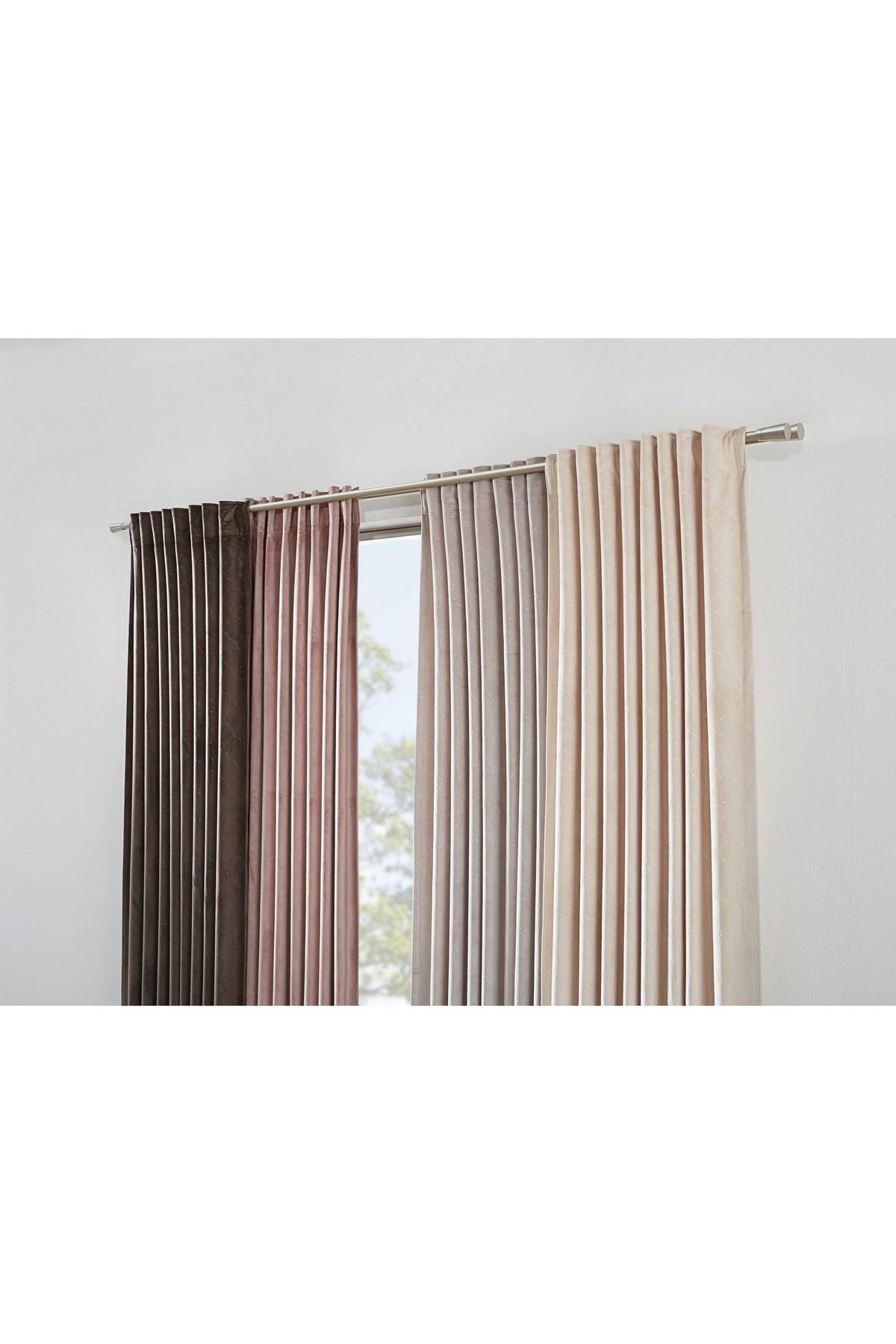ACHIM Ombre-Vorhang – Lichtfilternd, Halbdurchsichtig, 127 X 213 Cm, Aus Weichem Polyester