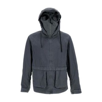 C.P. Company Light Jackets, male, Gray, Size: S Giacca leggera Tessuto 50 Fili