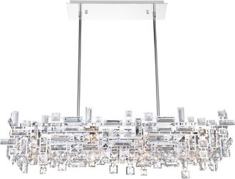 CWI Lighting Arley 12 Light Island Chandelier With Chrome Finish